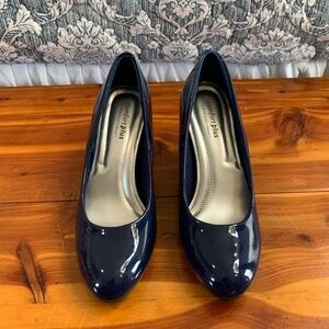 Comfort Plus by Predictions Women's Dark Blue 3”Heels